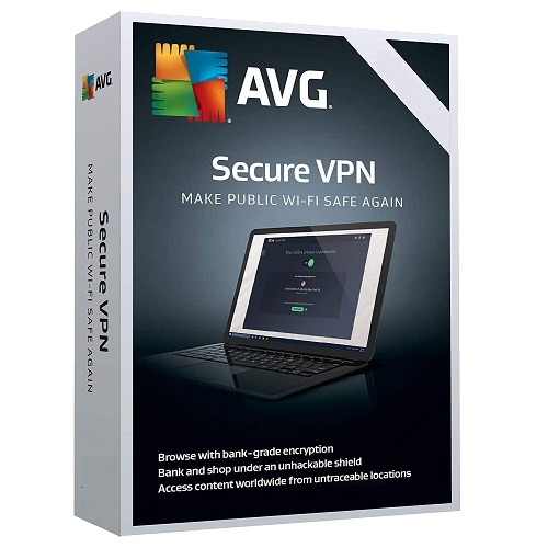 AVG Secure VPN 1-Year / Unlimited PCs (1 Active Connection)