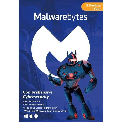 Malwarebytes Premium - 1-Year / 5-Device