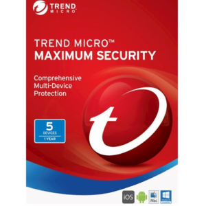 Trend Micro Maximum Security (2021) - 1-Year / 5-Device