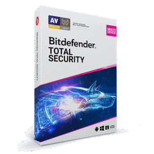 Bitdefender Total Security with VPN - 1-Year / 5-Device - United States & Canada