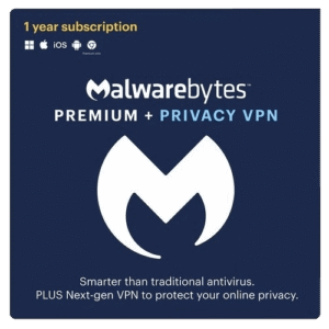 Malwarebytes Premium + Privacy VPN Bundle - 1-Year / 10-Device