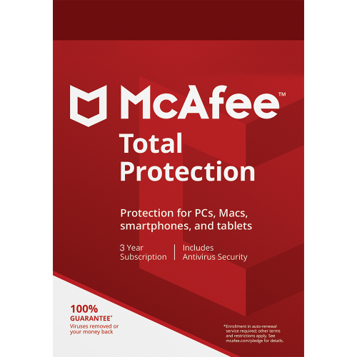 McAfee Total Protection - 3-Year / 1-Device - BULK
